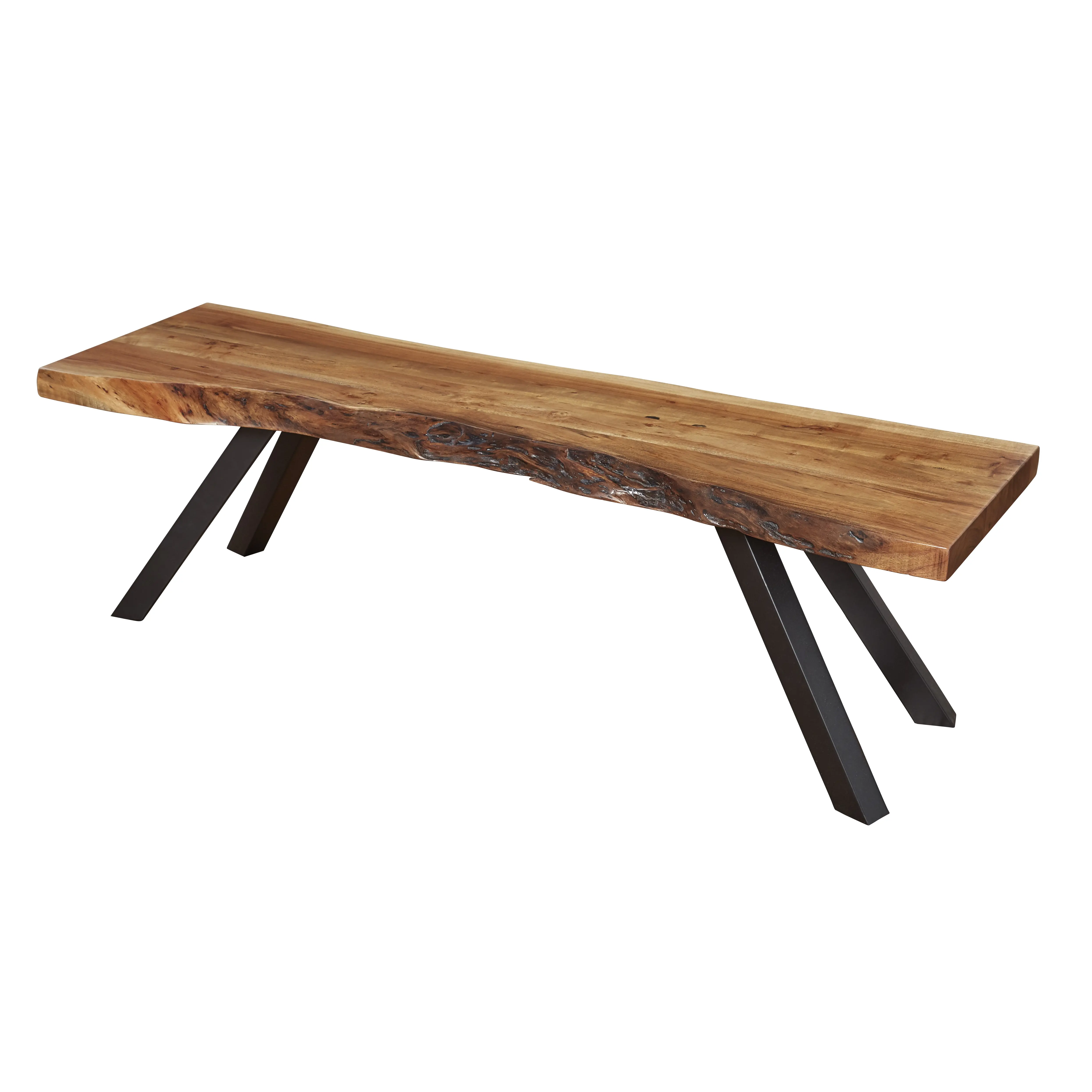 Reese Natural Acacia Dining Bench-2