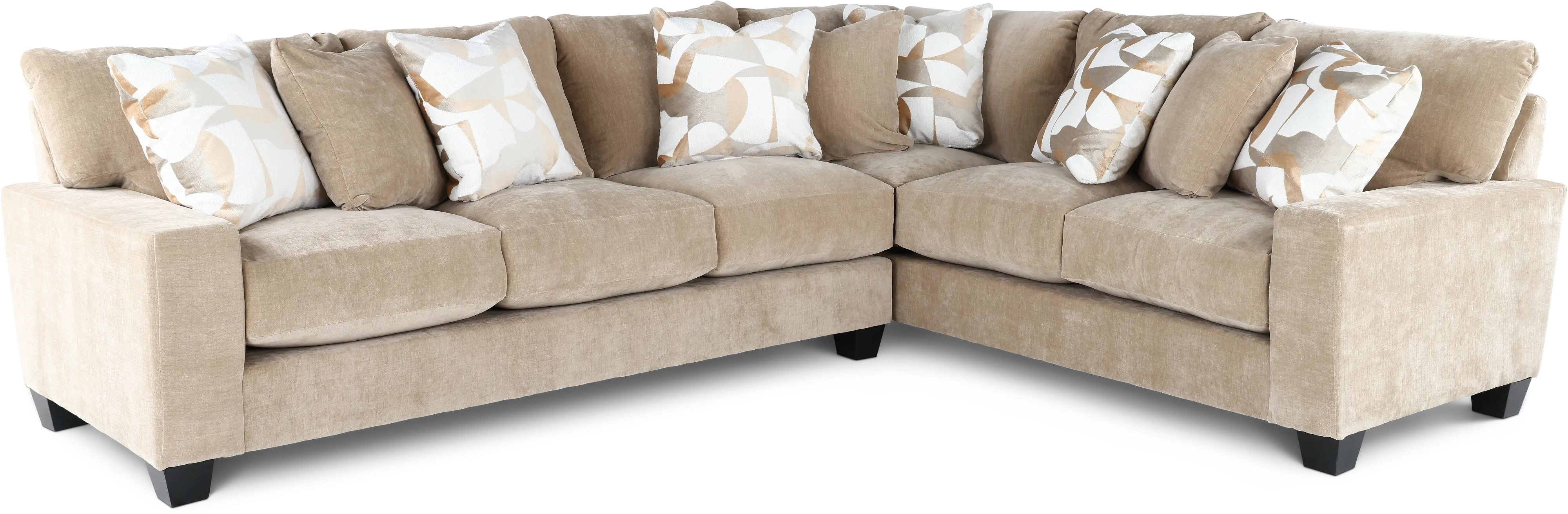 2PC/VMD/KHAKI/OPT.1 Valderrama Khaki 2 Piece Sectional-1