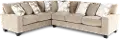 2PC/VMD/KHAKI/OPT.2 Valderrama Khaki 2 Piece Sectional