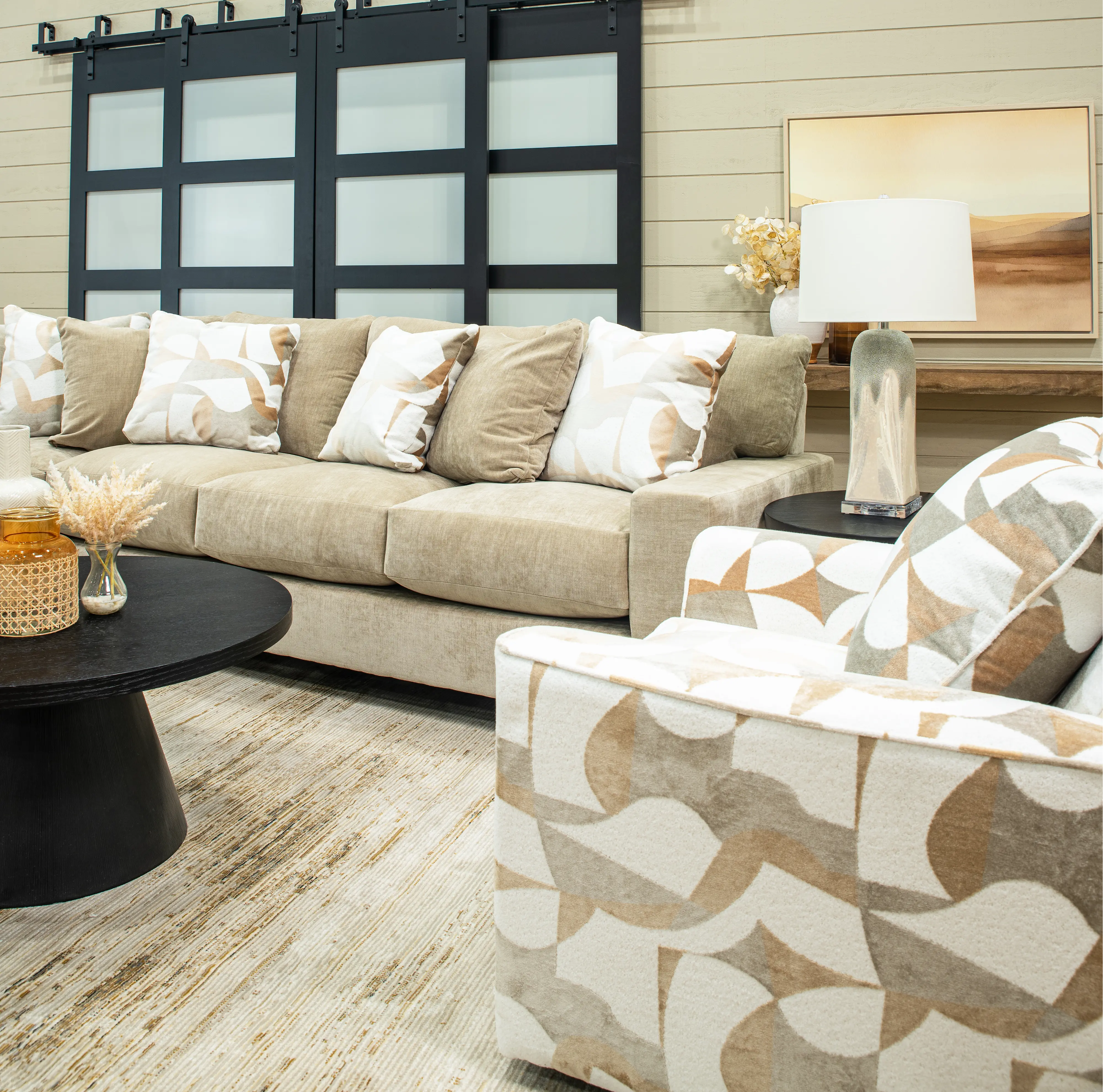 2PC/VMD/KHAKI/OPT.2 Valderrama Khaki 2 Piece Sectional-7