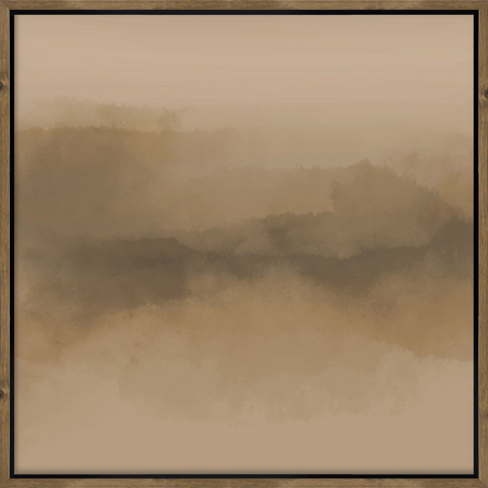 Misty Glade Framed Canvas Art