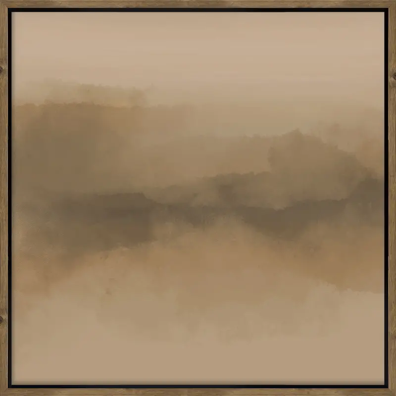 Misty Glade Framed Canvas Art