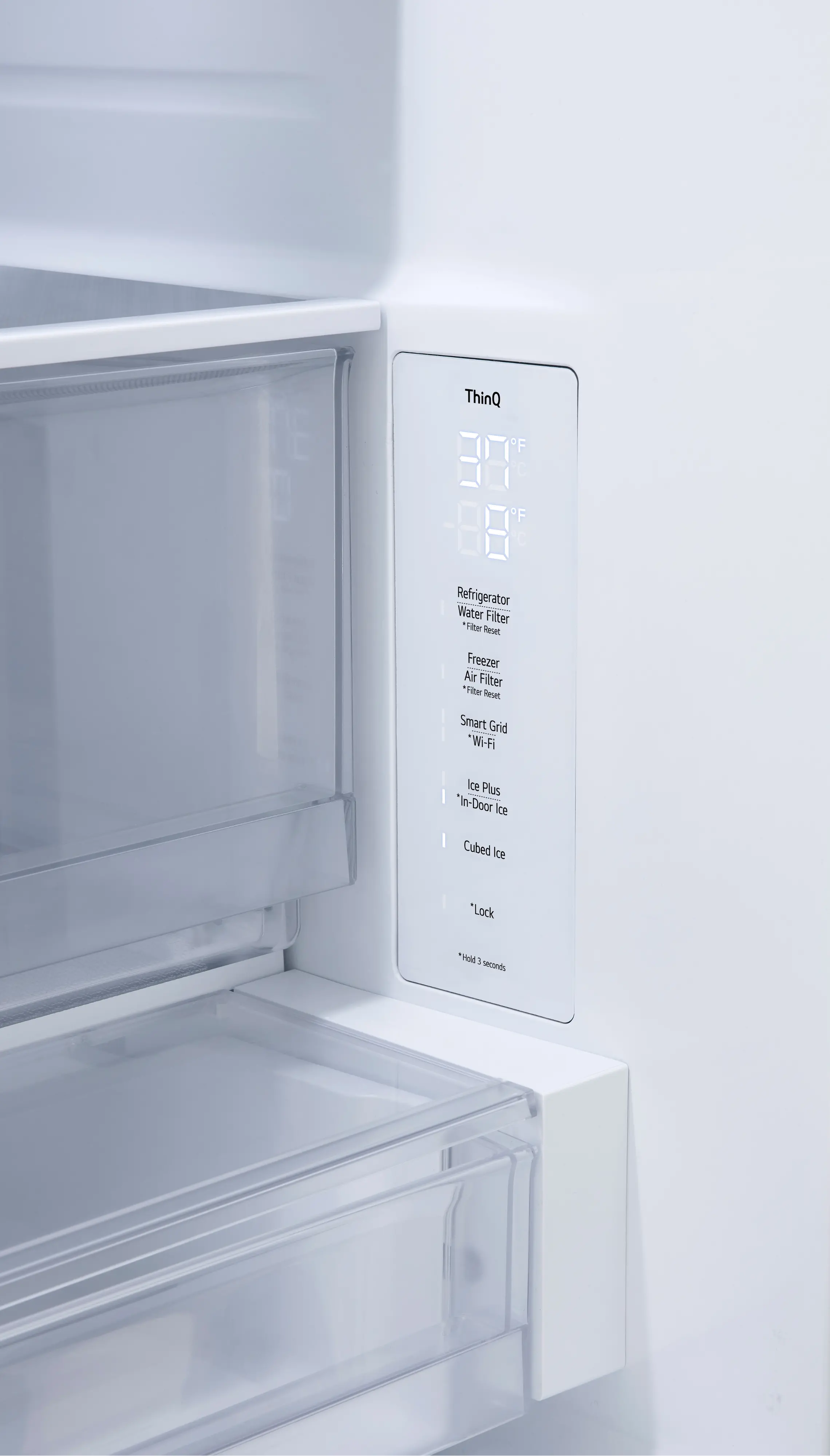 LF26C6360S LG 25.5 Cu Ft MAX™ French Door Refrigerator - Counter Depth Stainless Steel-10