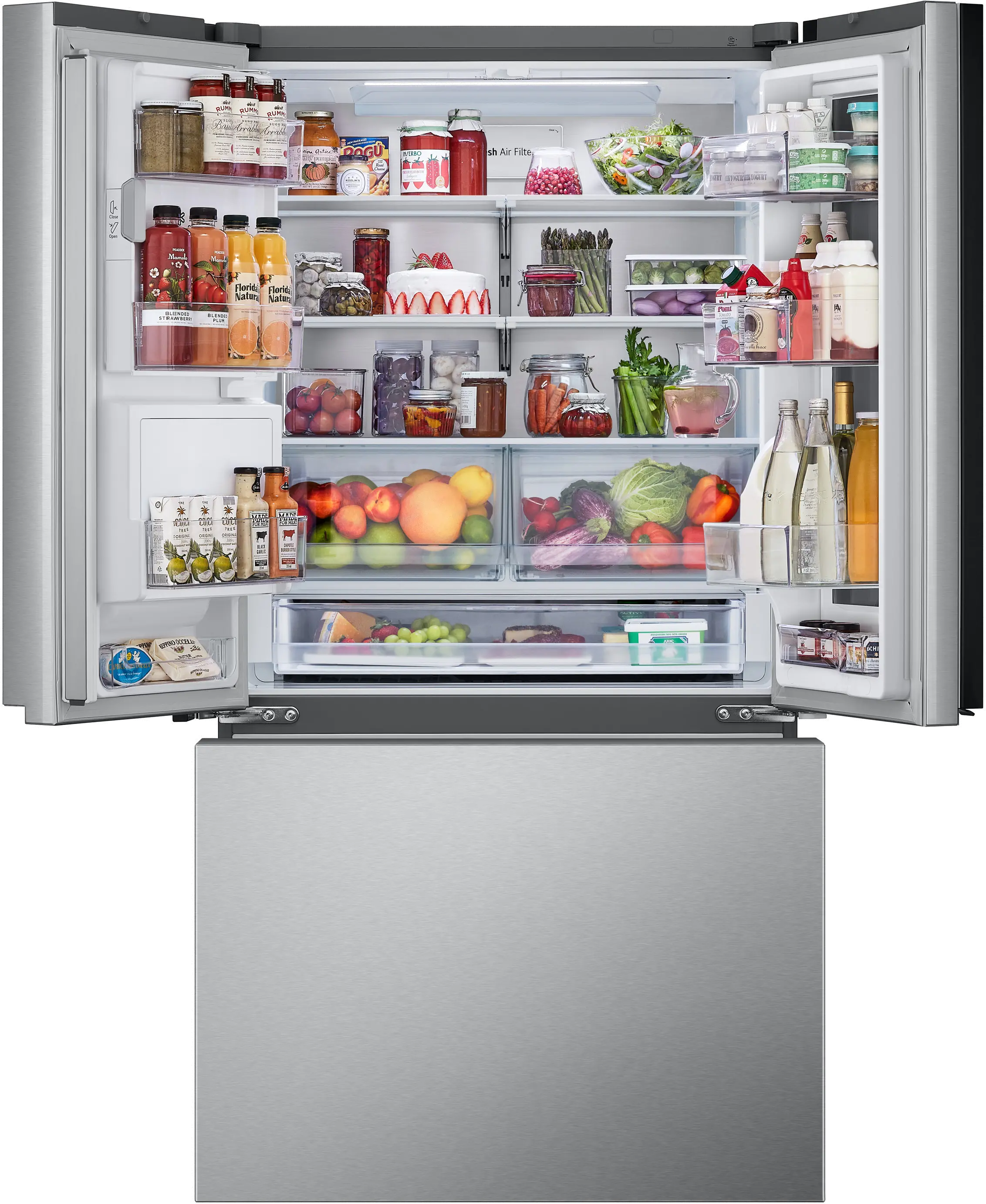LF26C6360S LG 25.5 Cu Ft MAX™ French Door Refrigerator - Counter Depth Stainless Steel-17