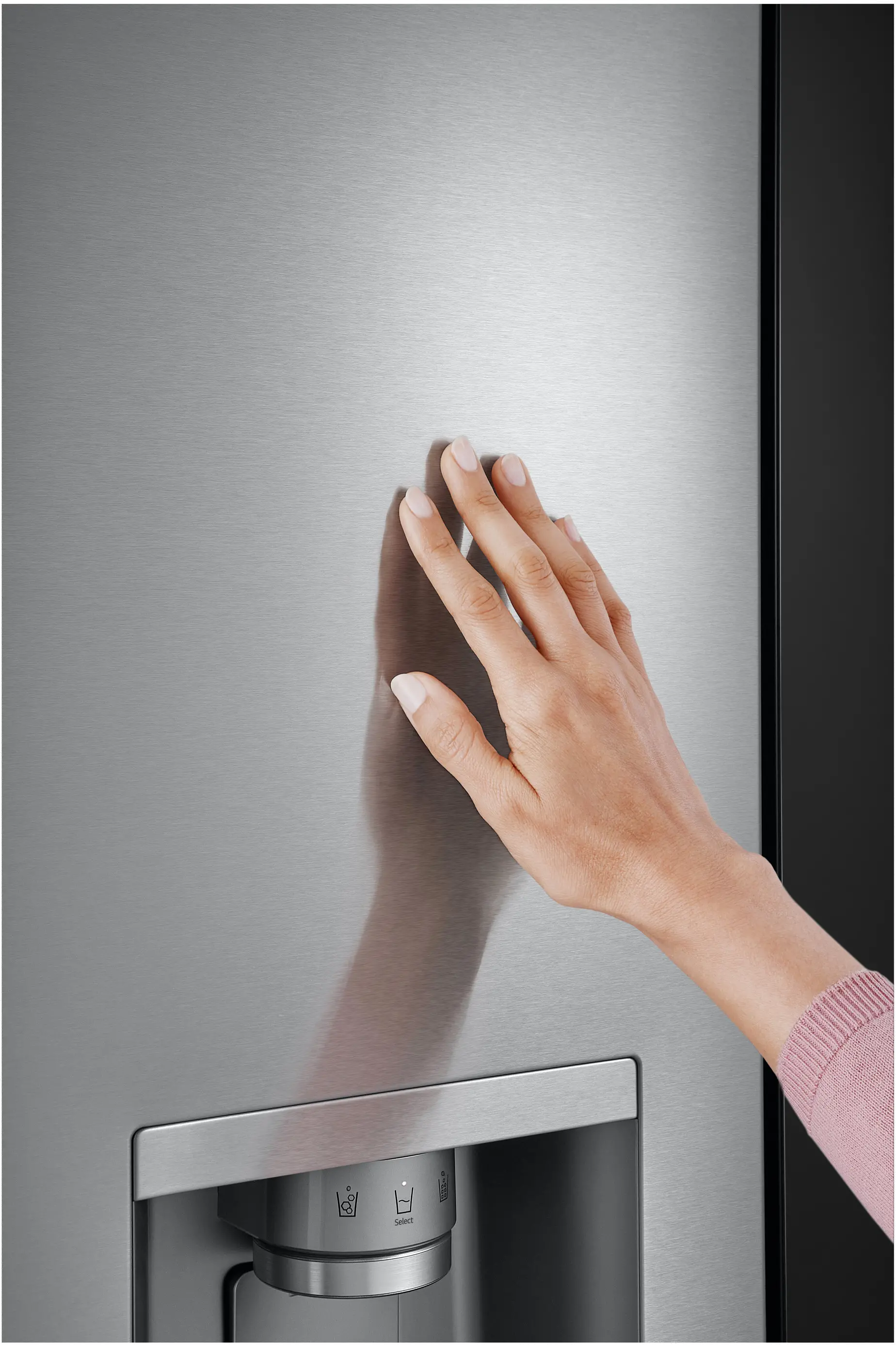 LF26C6360S LG 25.5 Cu Ft MAX™ French Door Refrigerator - Counter Depth Stainless Steel-3
