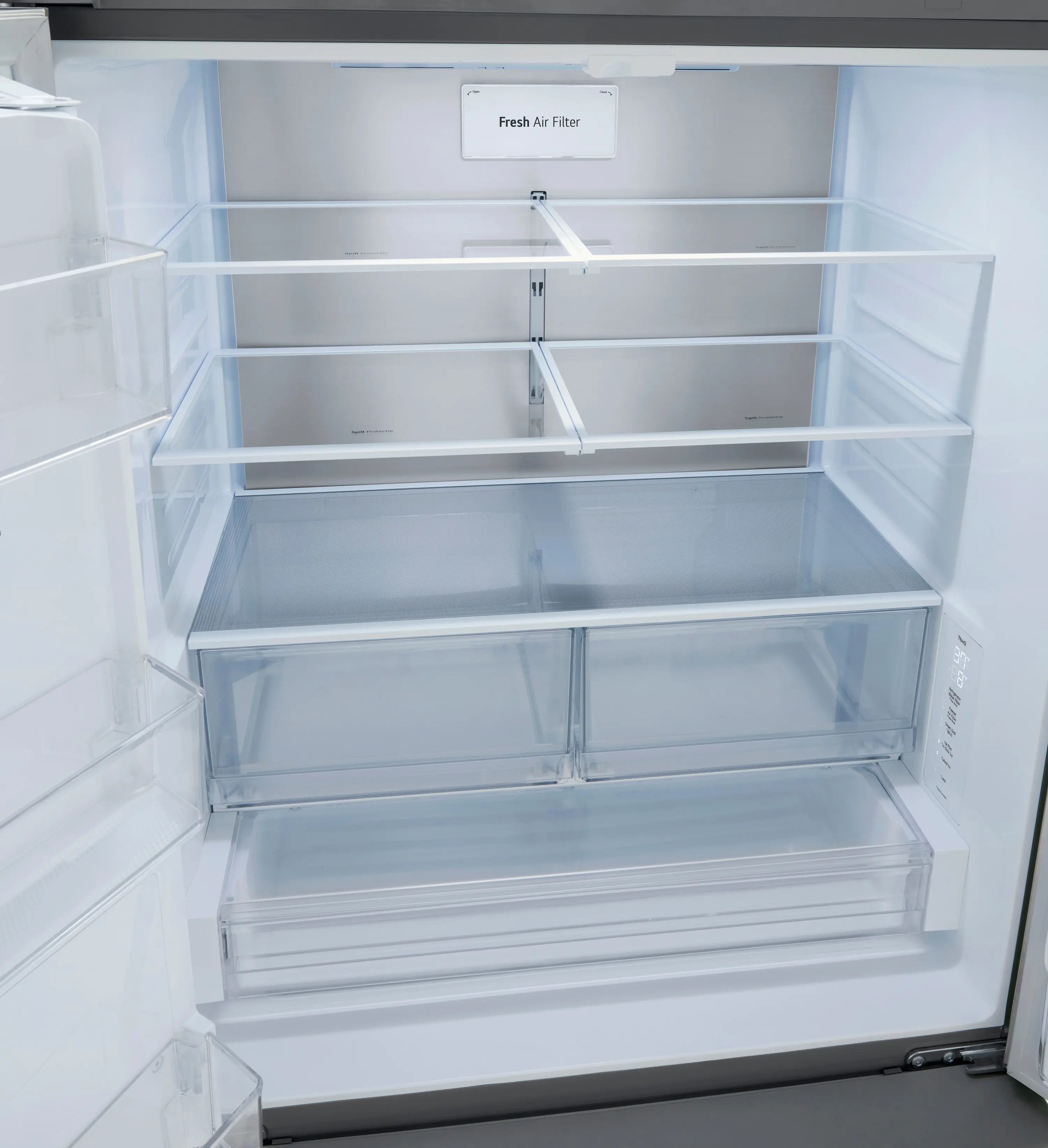 LF26C6360S LG 25.5 Cu Ft MAX™ French Door Refrigerator - Counter Depth Stainless Steel-9