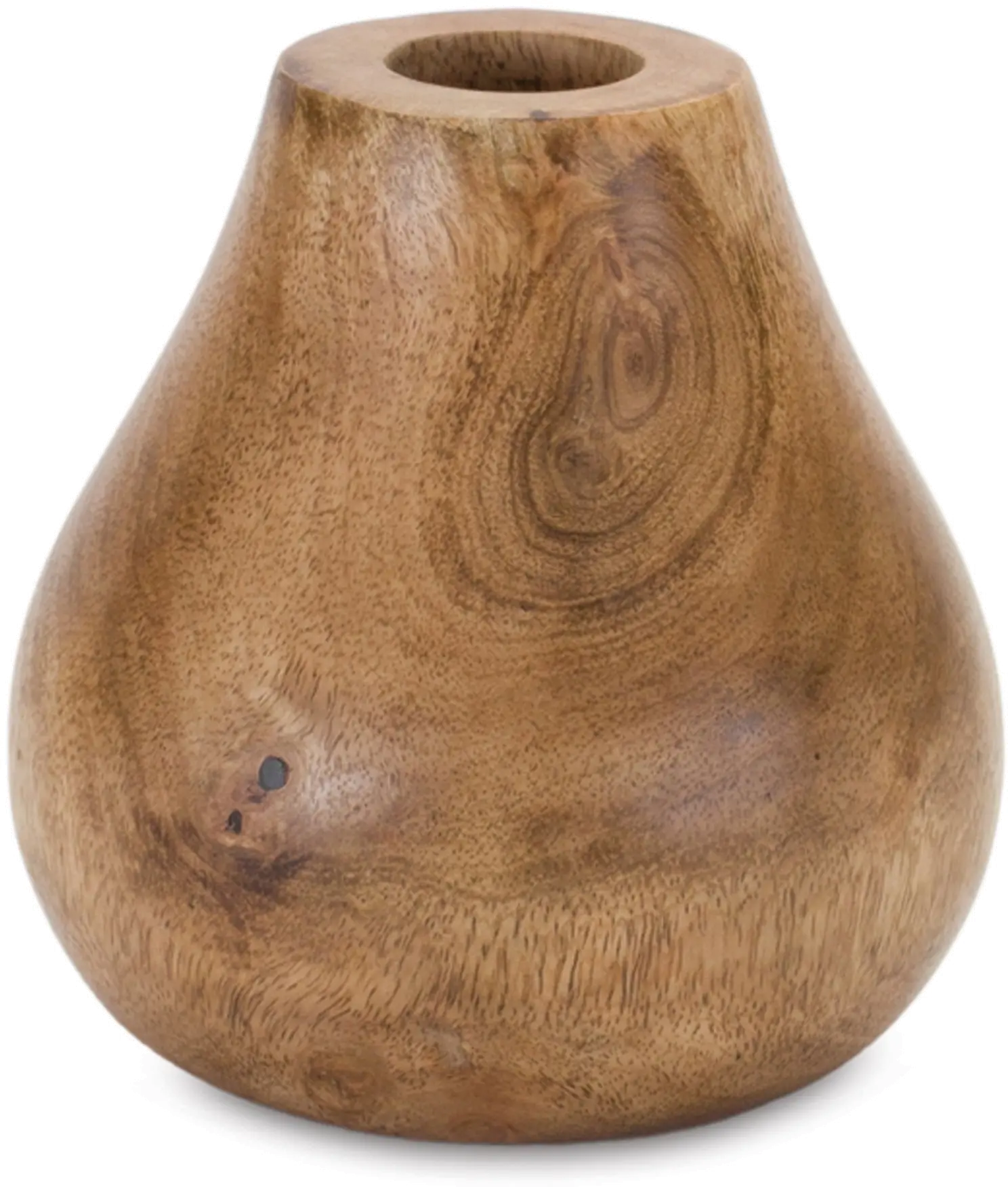 Assorted 5  Wood Vases-1