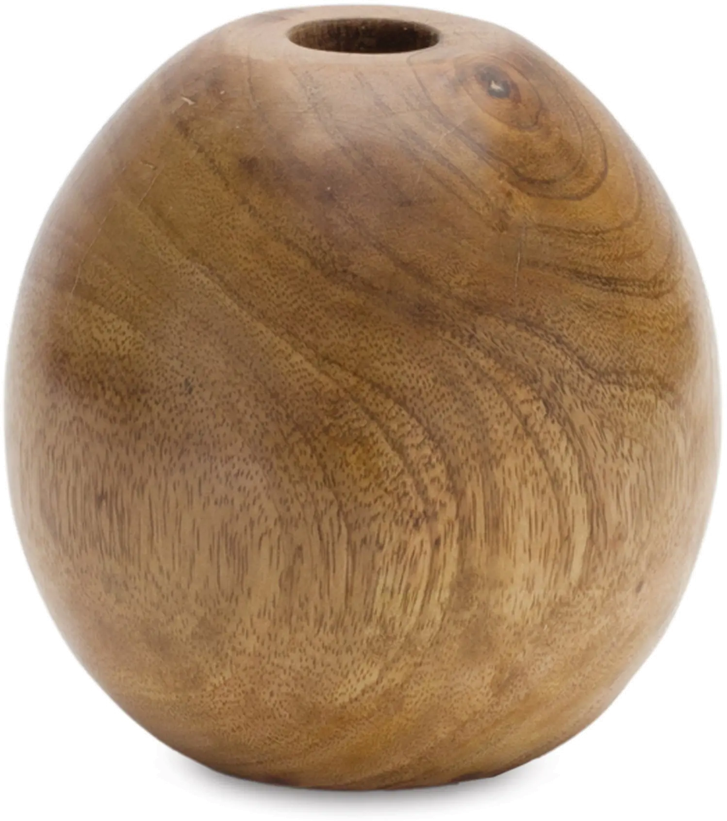 Assorted 5  Wood Vases-3