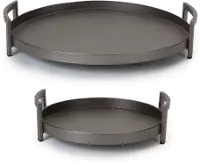 Large Round Iron Tray