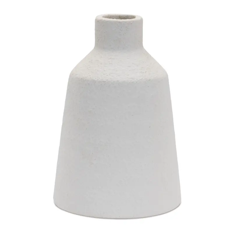 Small White Stoneware Vase