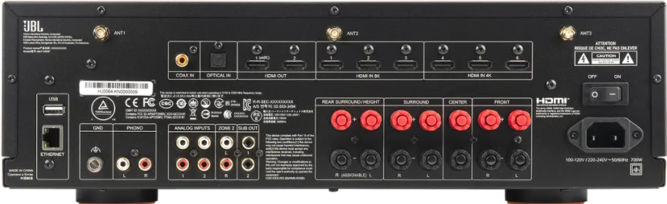 JBL MA7100HP JBL MA7100HP 7.2ch. 8K High Performance AV Receiver - Black-7