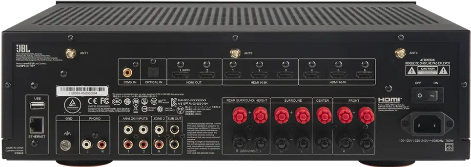 JBL MA7100HP JBL MA7100HP 7.2ch. 8K High Performance AV Receiver - Black-9