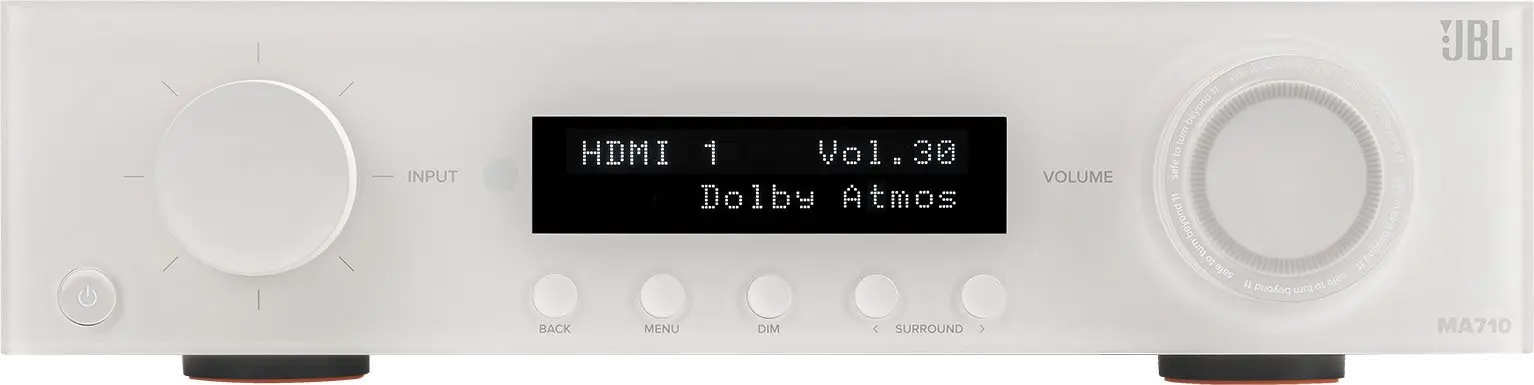 JBL MA710 JBL MA710 7.2ch. 8K AV Receiver - White-6