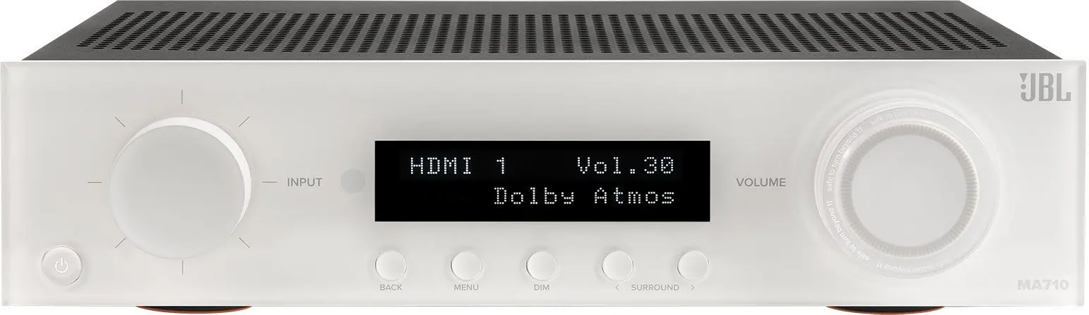 JBL MA710 JBL MA710 7.2ch. 8K AV Receiver - White-7