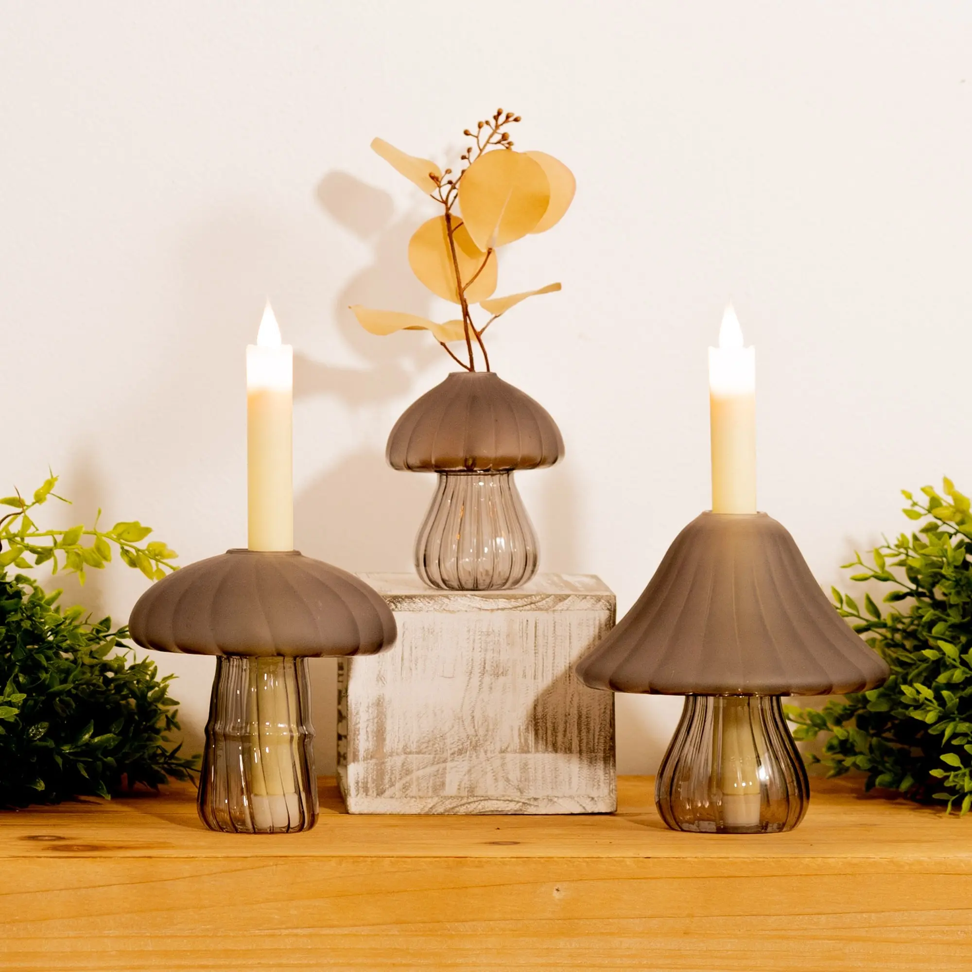 Assorted Mushroom Vases-2
