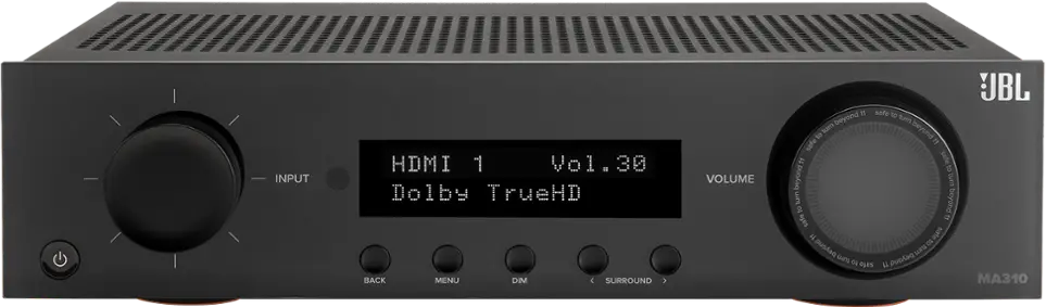JBL MA310 JBL MA310 5.2ch 4K AV Receiver - Black-6