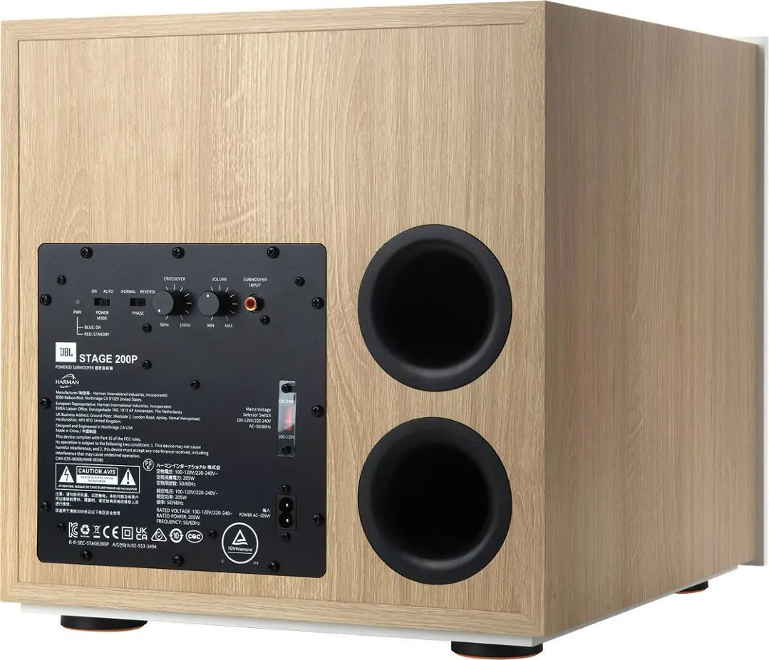JBL 200P JBL Stage 200P 10  Powered Subwoofer - Latte-7