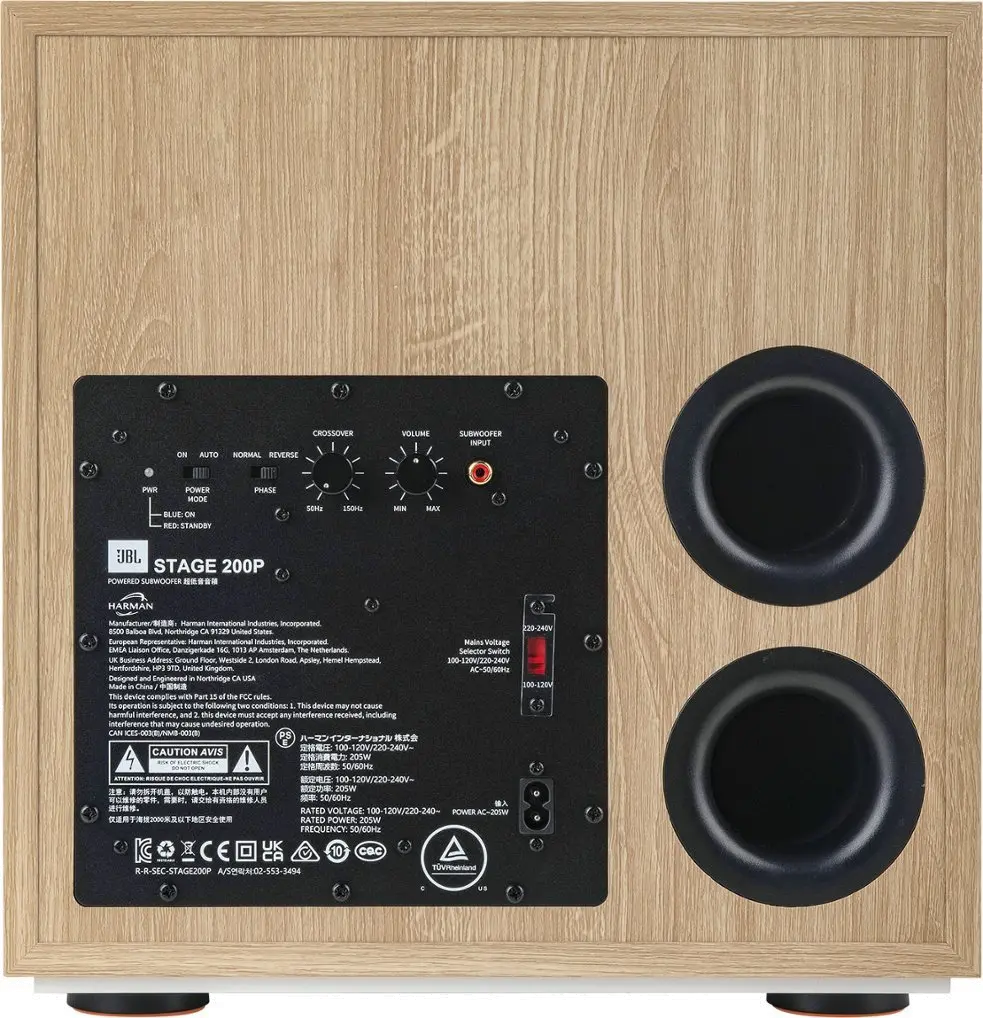 JBL 200P JBL Stage 200P 10  Powered Subwoofer - Latte-8
