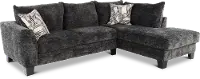 Fandango Charcoal Gray 2 Piece Sectional