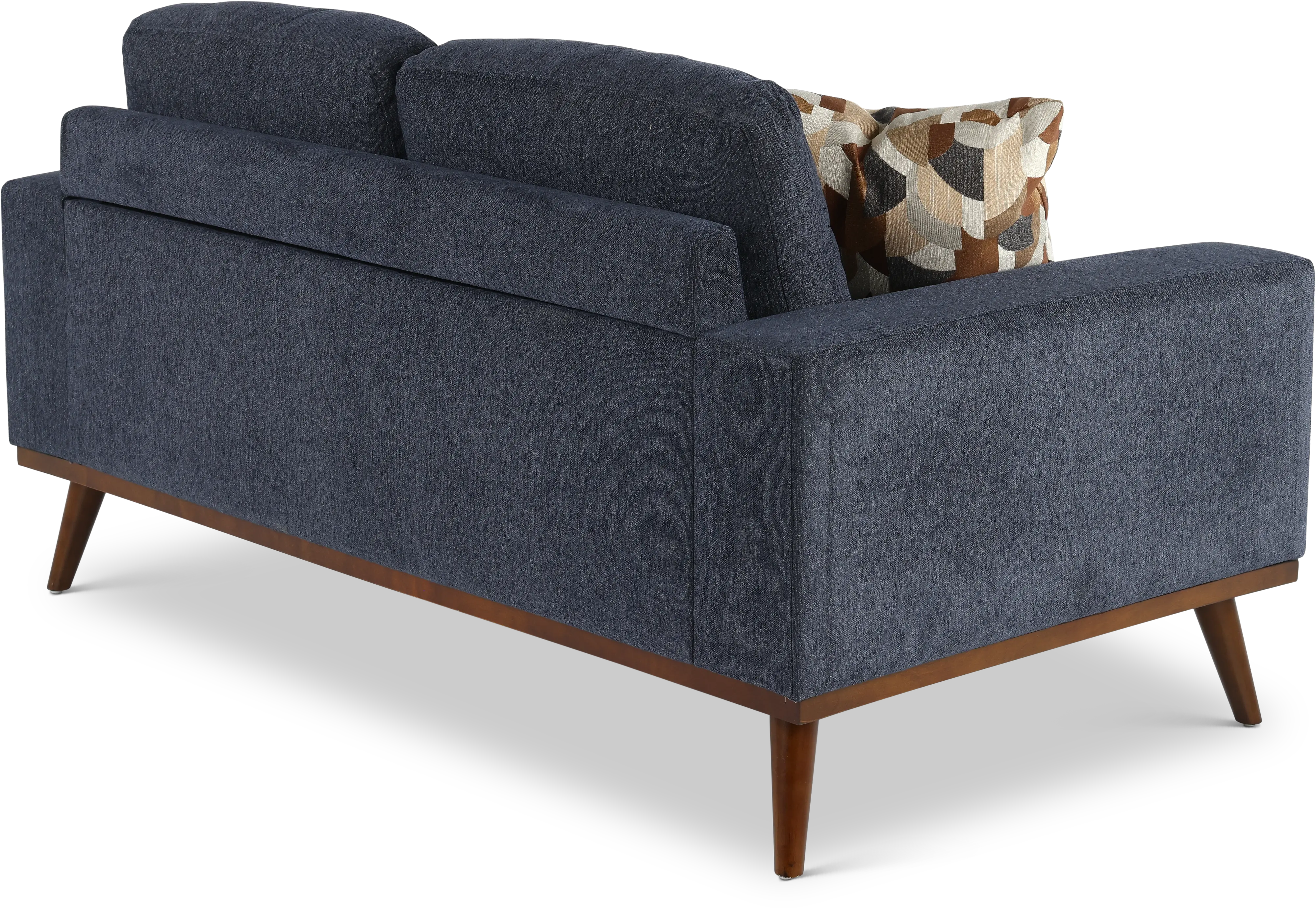 Heath Navy Blue Loveseat-6