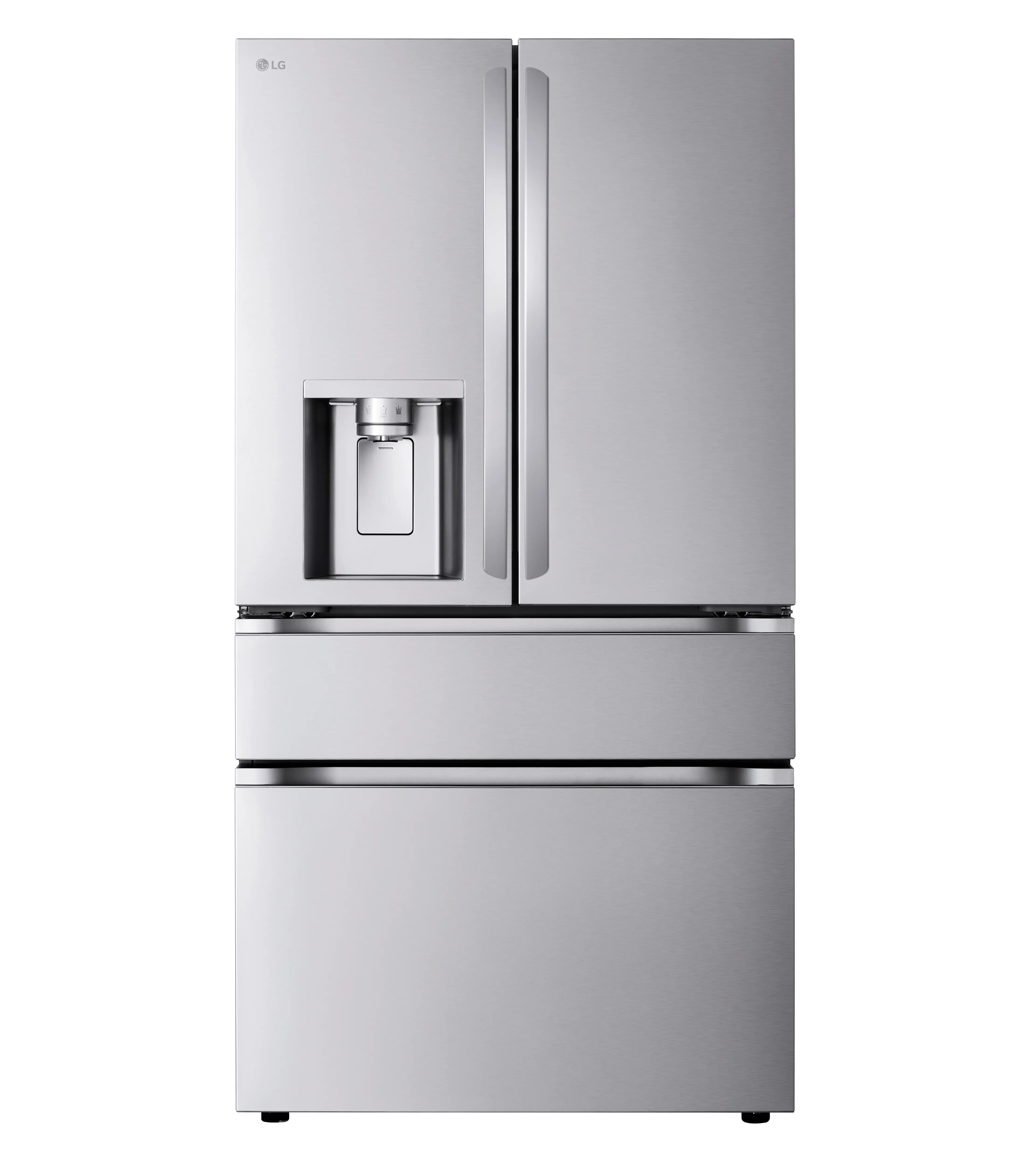 LF25G8330S LG 24.5 Cu Ft French Door Refrigerator - Counter Depth Stainless Steel-1