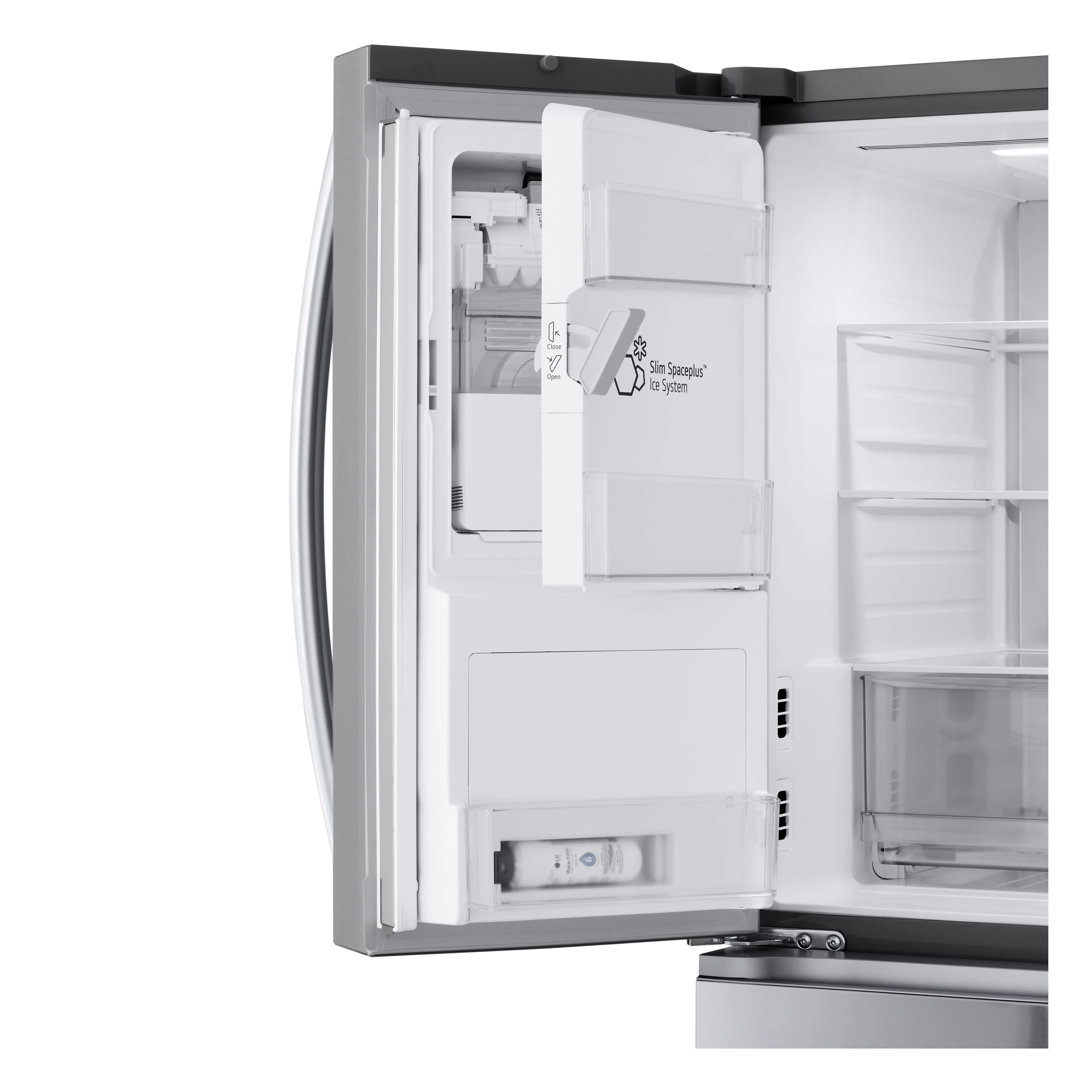 LF25G8330S LG 24.5 Cu Ft French Door Refrigerator - Counter Depth Stainless Steel-12