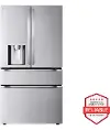 LF25G8330S LG 24.5 Cu Ft French Door Refrigerator - Counter Depth Stainless Steel