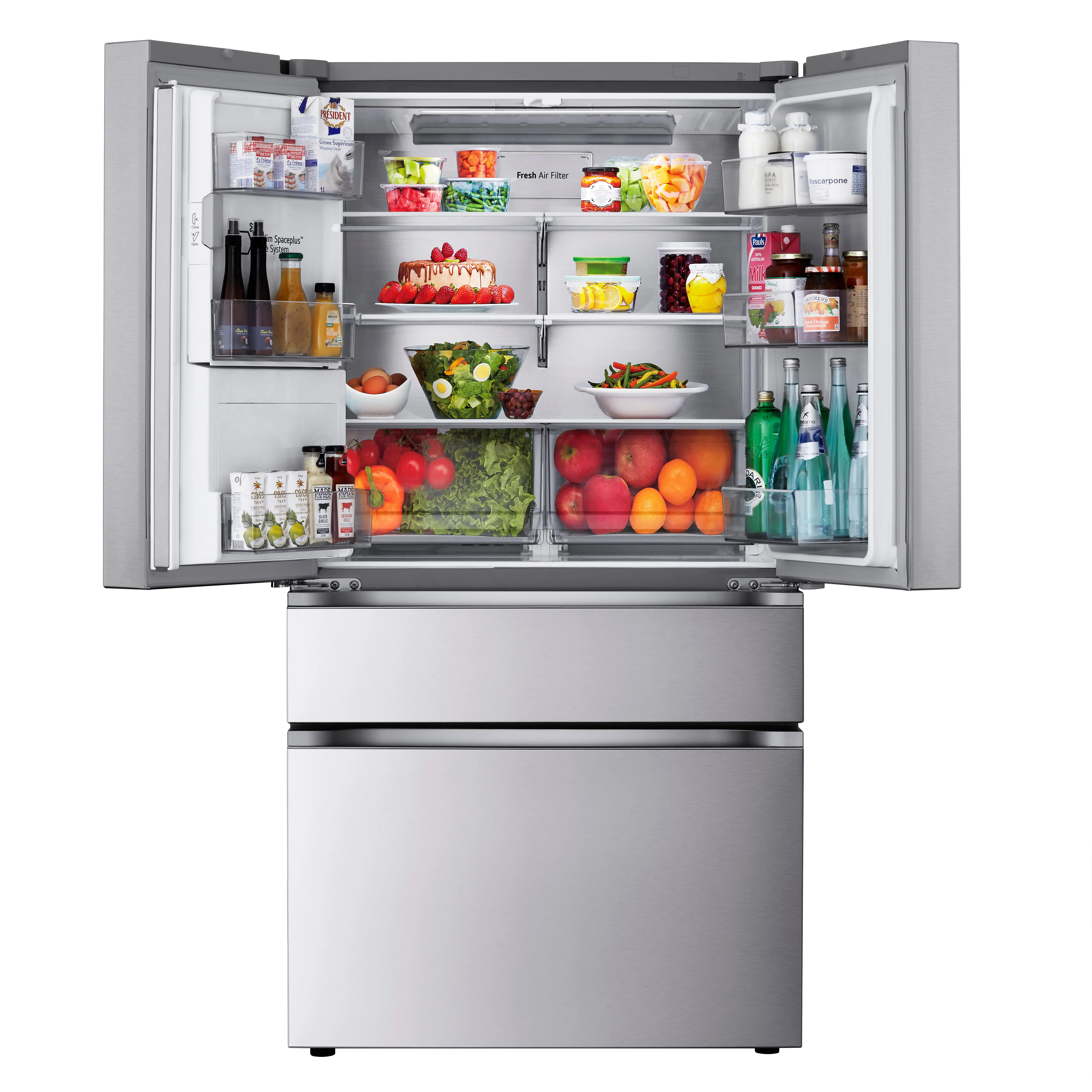 LF25G8330S LG 24.5 Cu Ft French Door Refrigerator - Counter Depth Stainless Steel-6