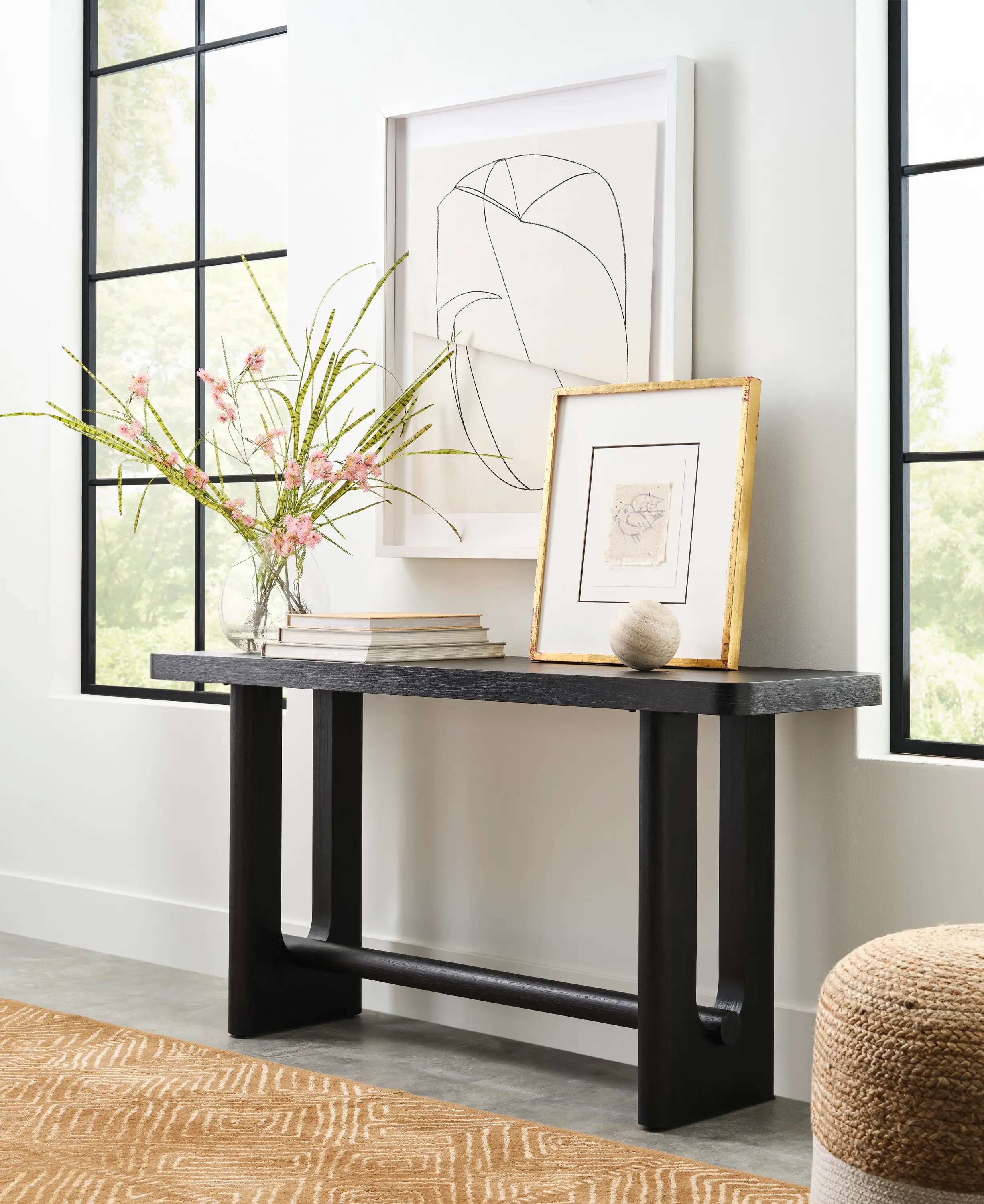 Sloane Black Sofa Table-2