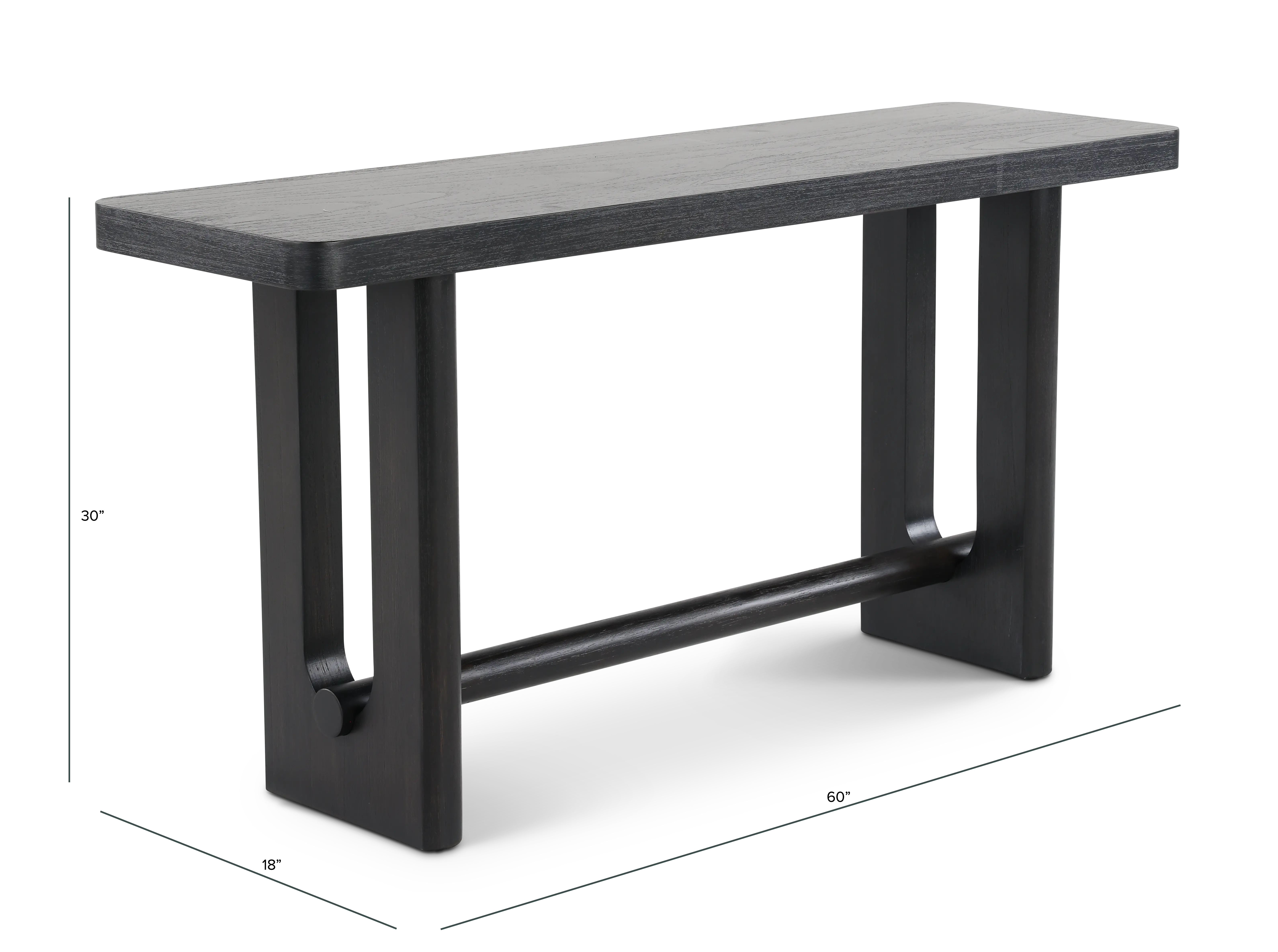 Sloane Black Sofa Table-3