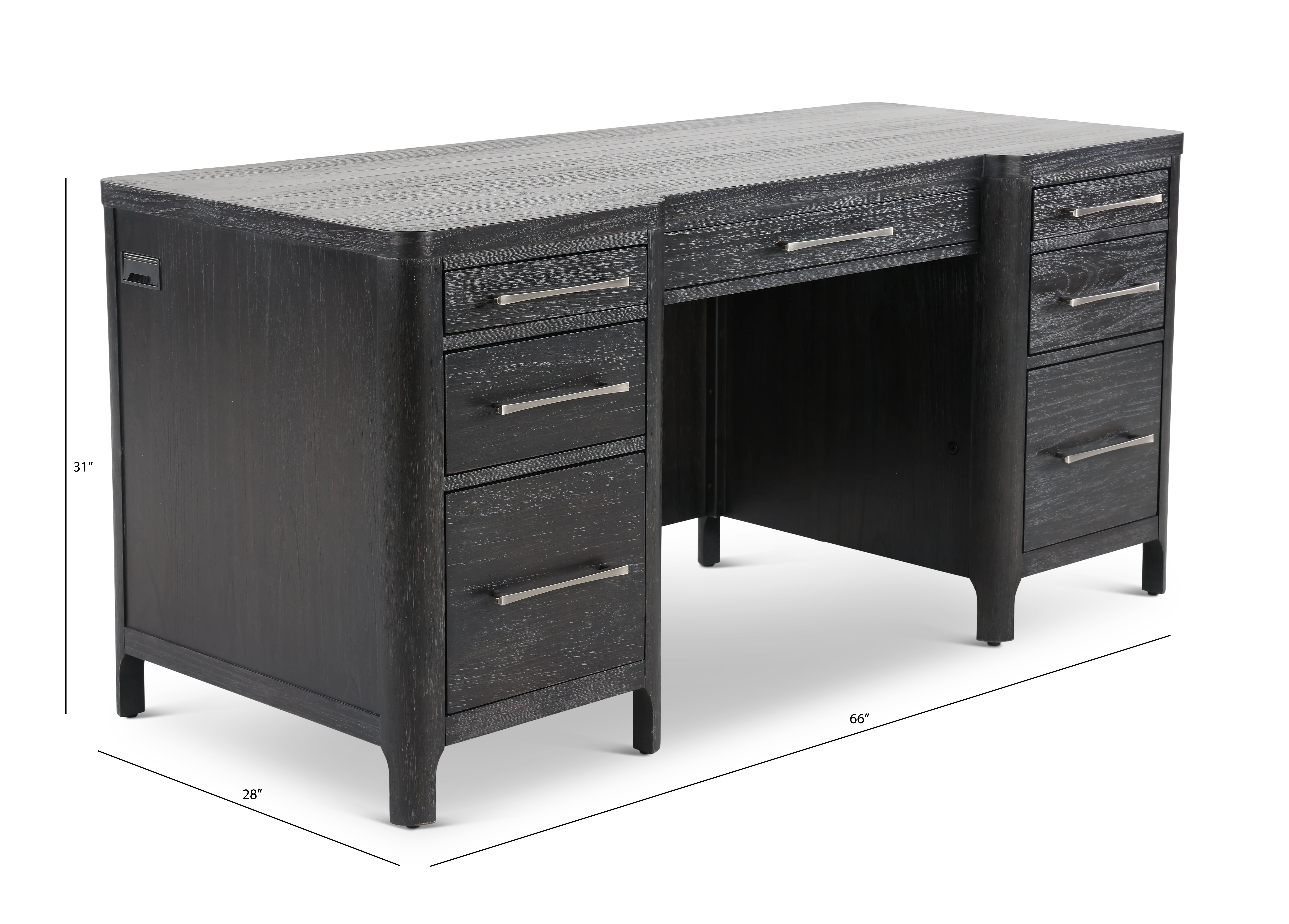 Sloane Black Executive Desk-3