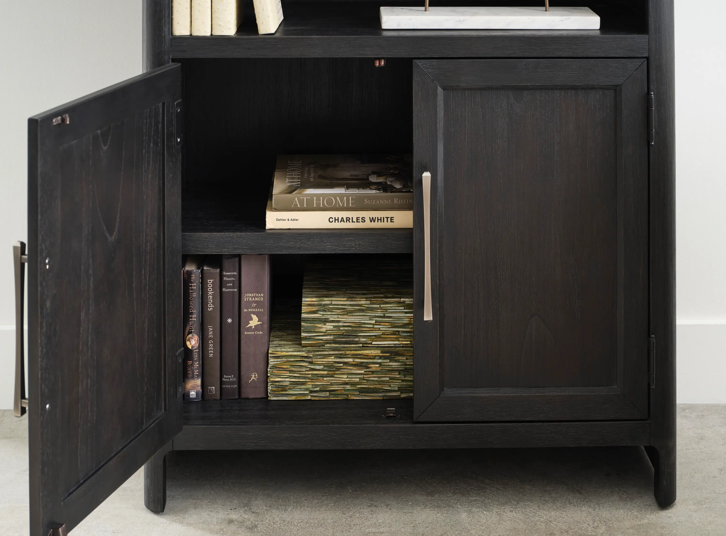 Sloane Black Door Bookcase-10