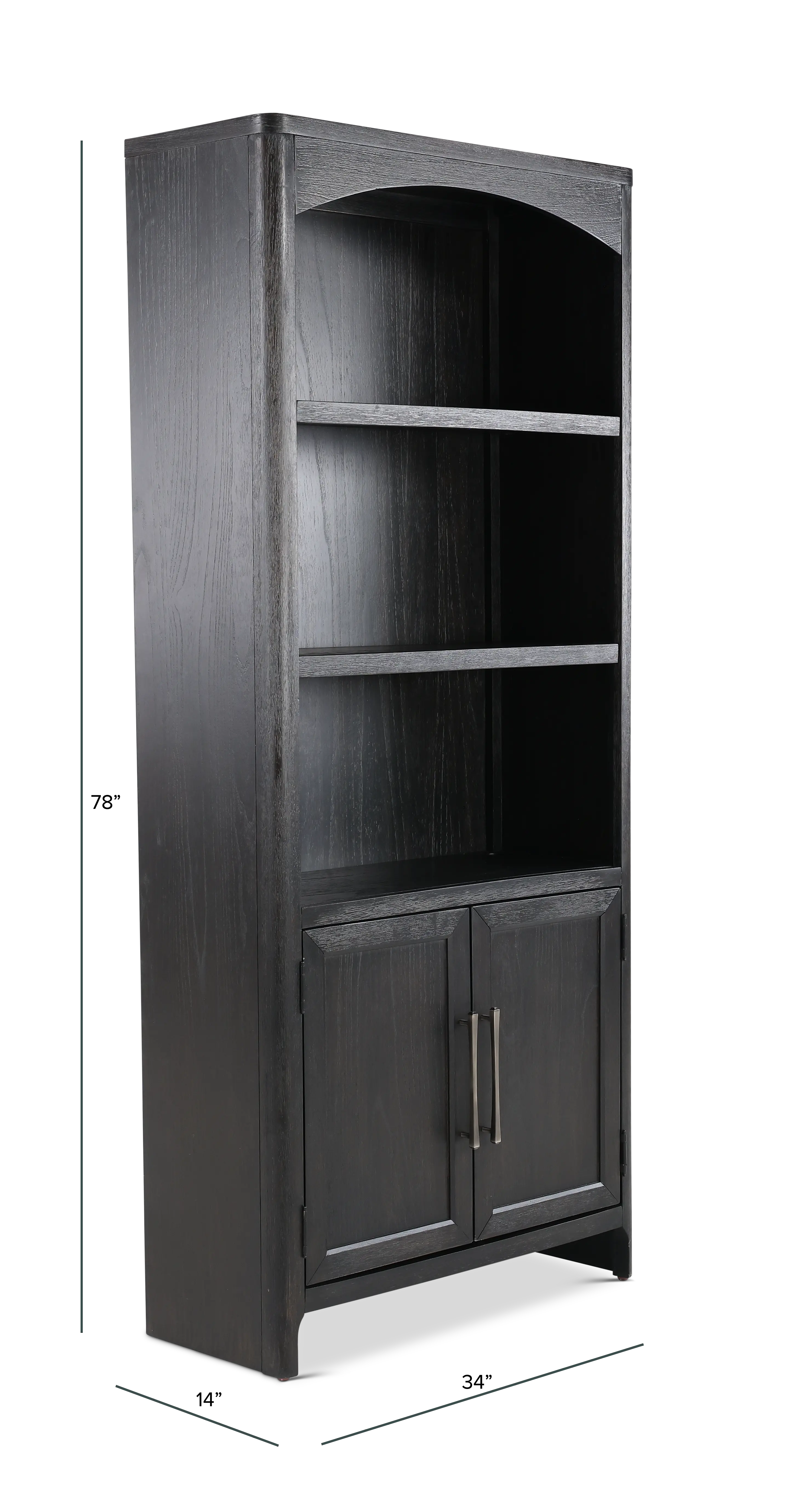 Sloane Black Door Bookcase-3