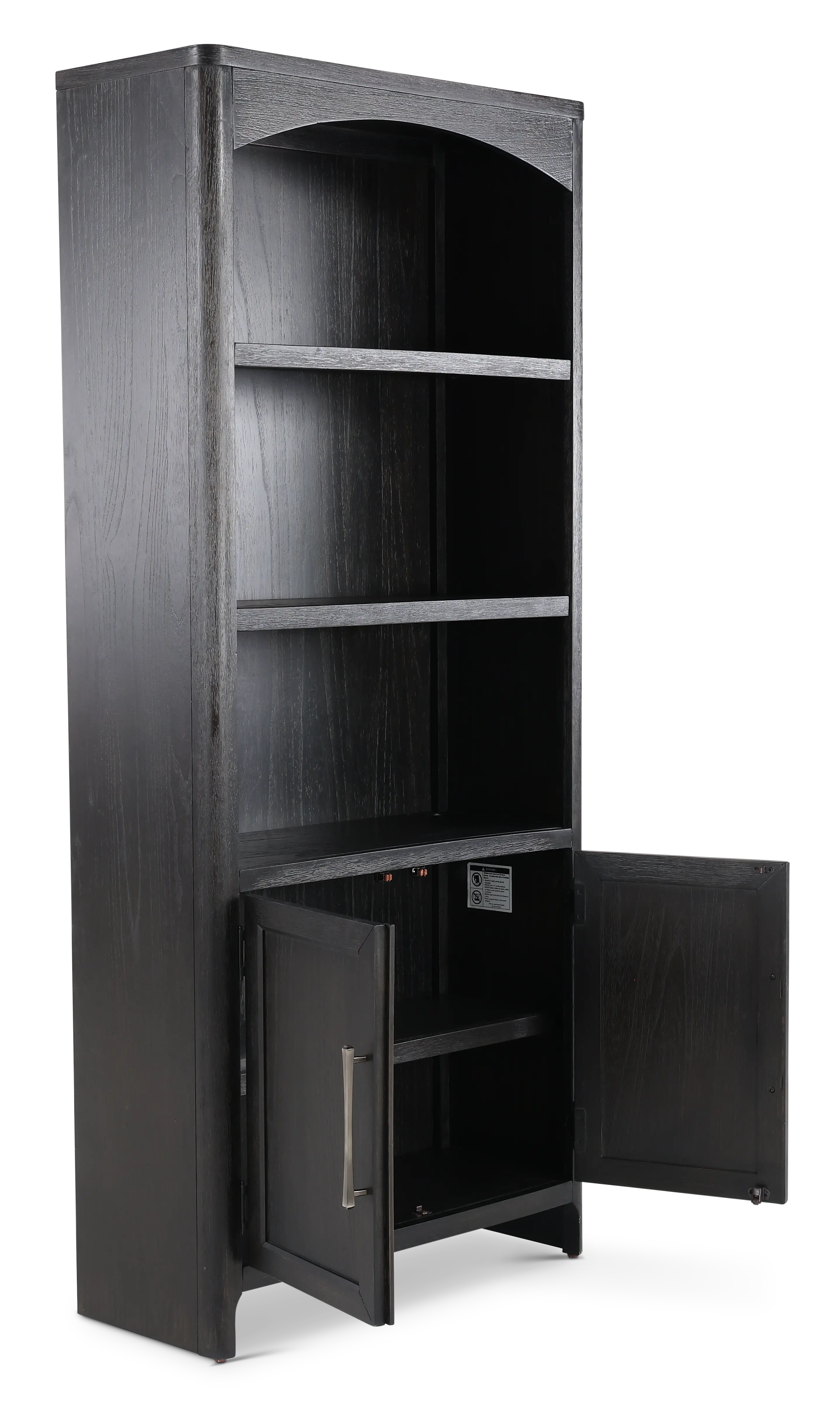 Sloane Black Door Bookcase-5