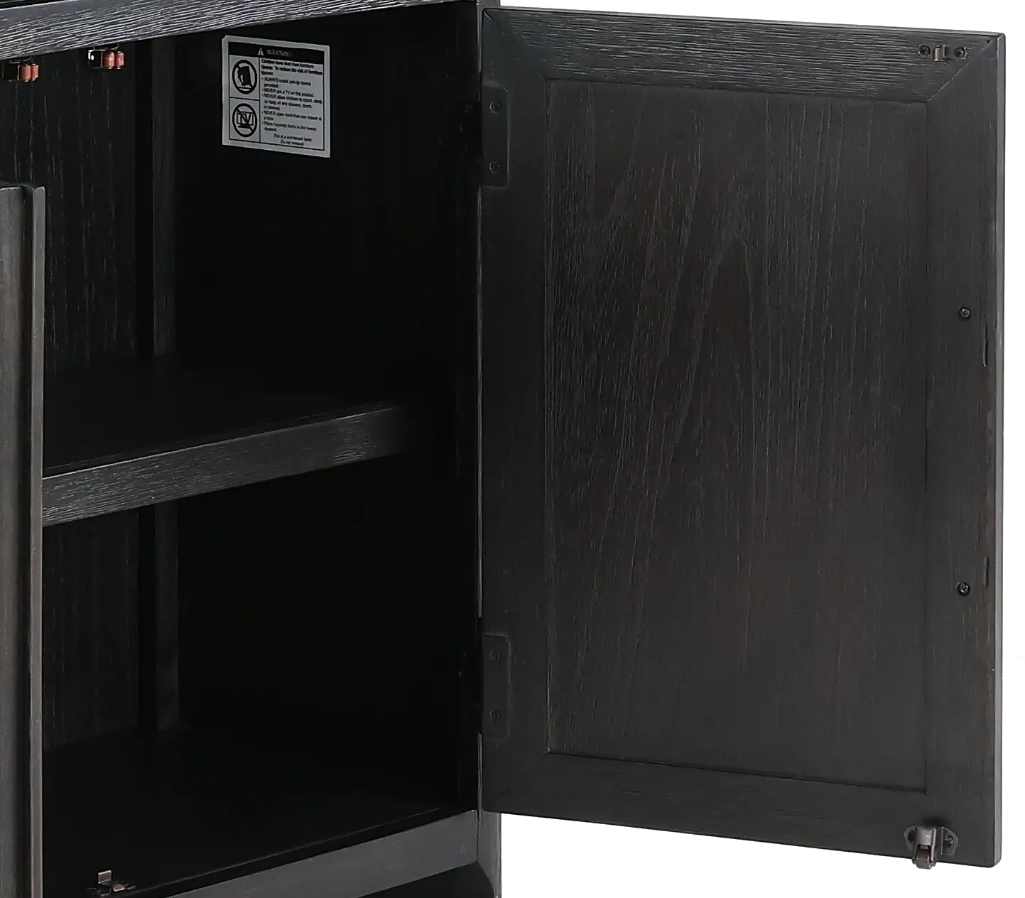 Sloane Black Door Bookcase-8