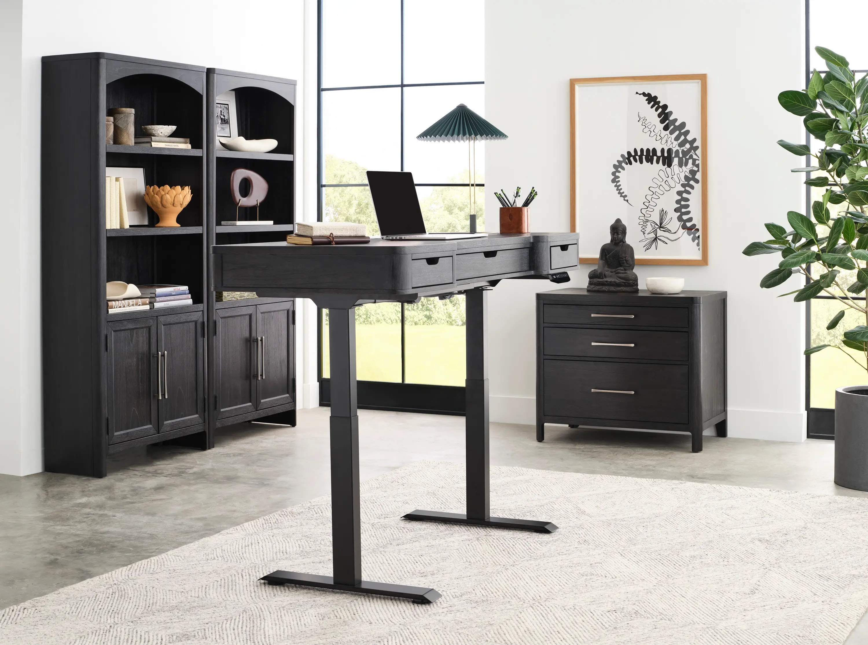 Sloan Black Lift Desk-11