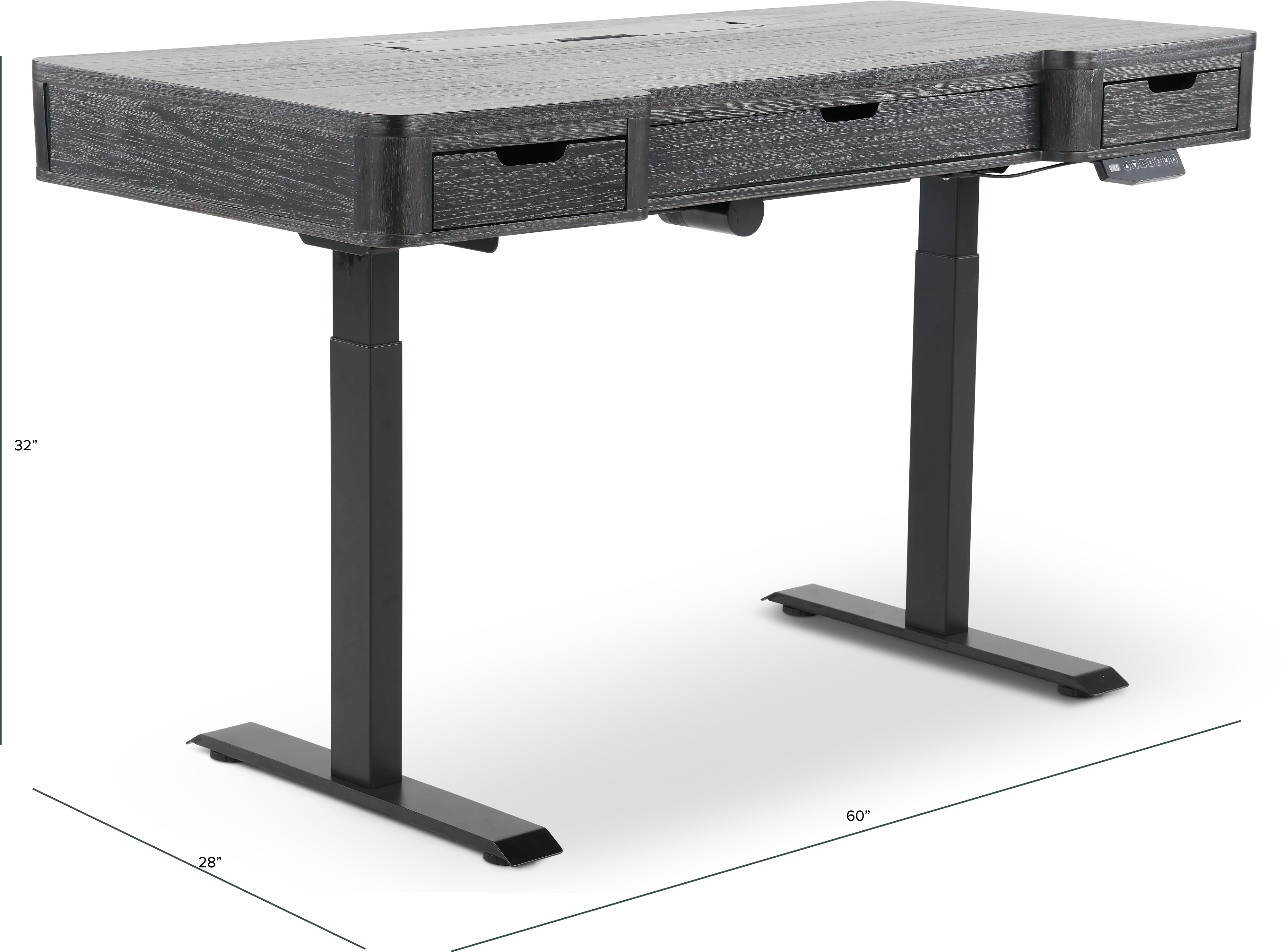 Sloan Black Lift Desk-3