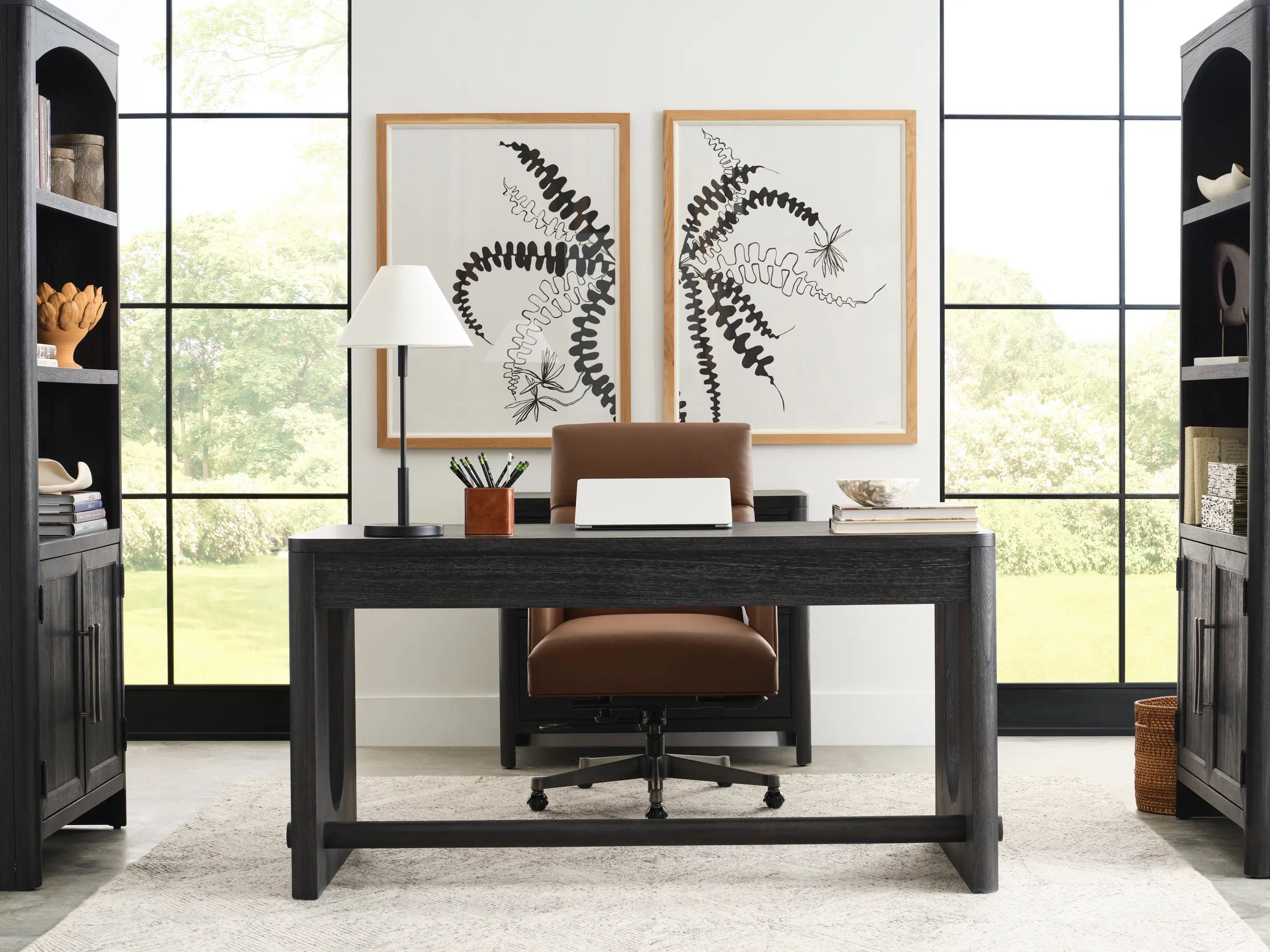 Sloane Black Writing Desk-2