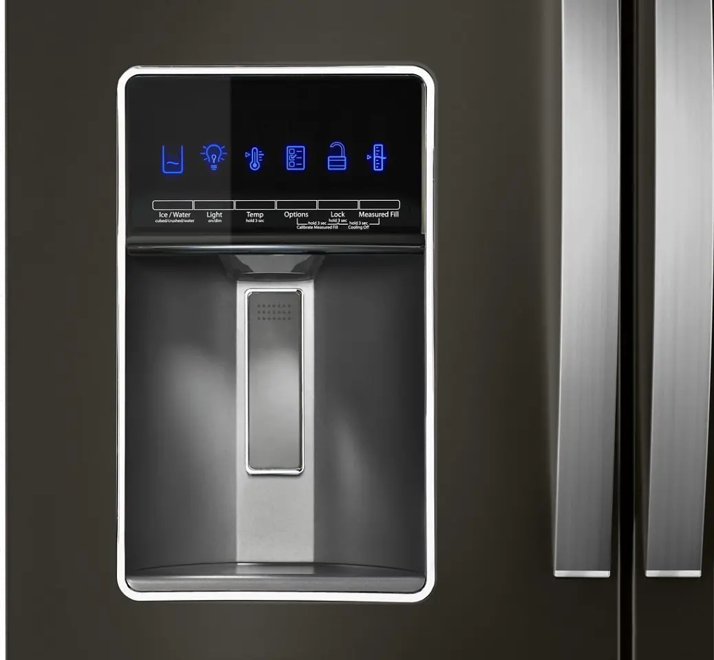 WRMF7736PV Whirlpool 26.2 Cu Ft French Door Refrigerator - Black Stainless Steel-10