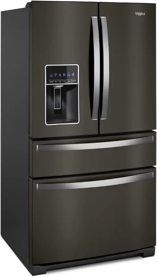 WRMF7736PV Whirlpool 26.2 Cu Ft French Door Refrigerator - Black Stainless Steel-13