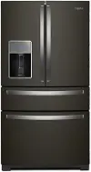 WRMF7736PV Whirlpool 26.2 Cu Ft French Door Refrigerator - Black Stainless Steel