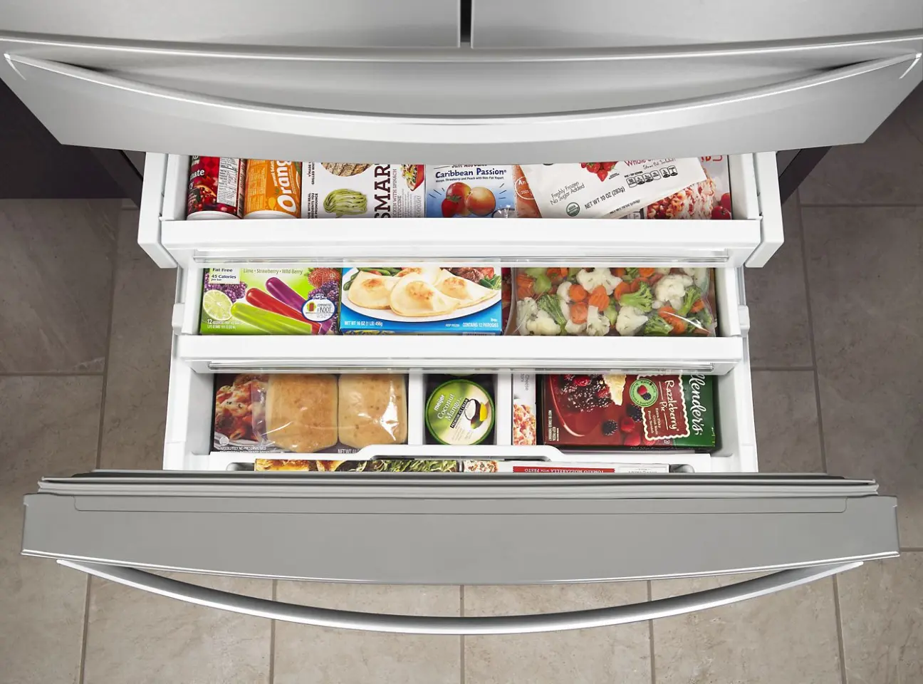 WRMF7736PZ Whirlpool 26.2 Cu Ft French Door Refrigerator - Stainless Steel-12