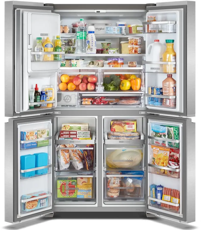 WRQC7836RZ Whirlpool 19.14 Cu Ft 4-Door Flex Refrigerator - Stainless Steel-5