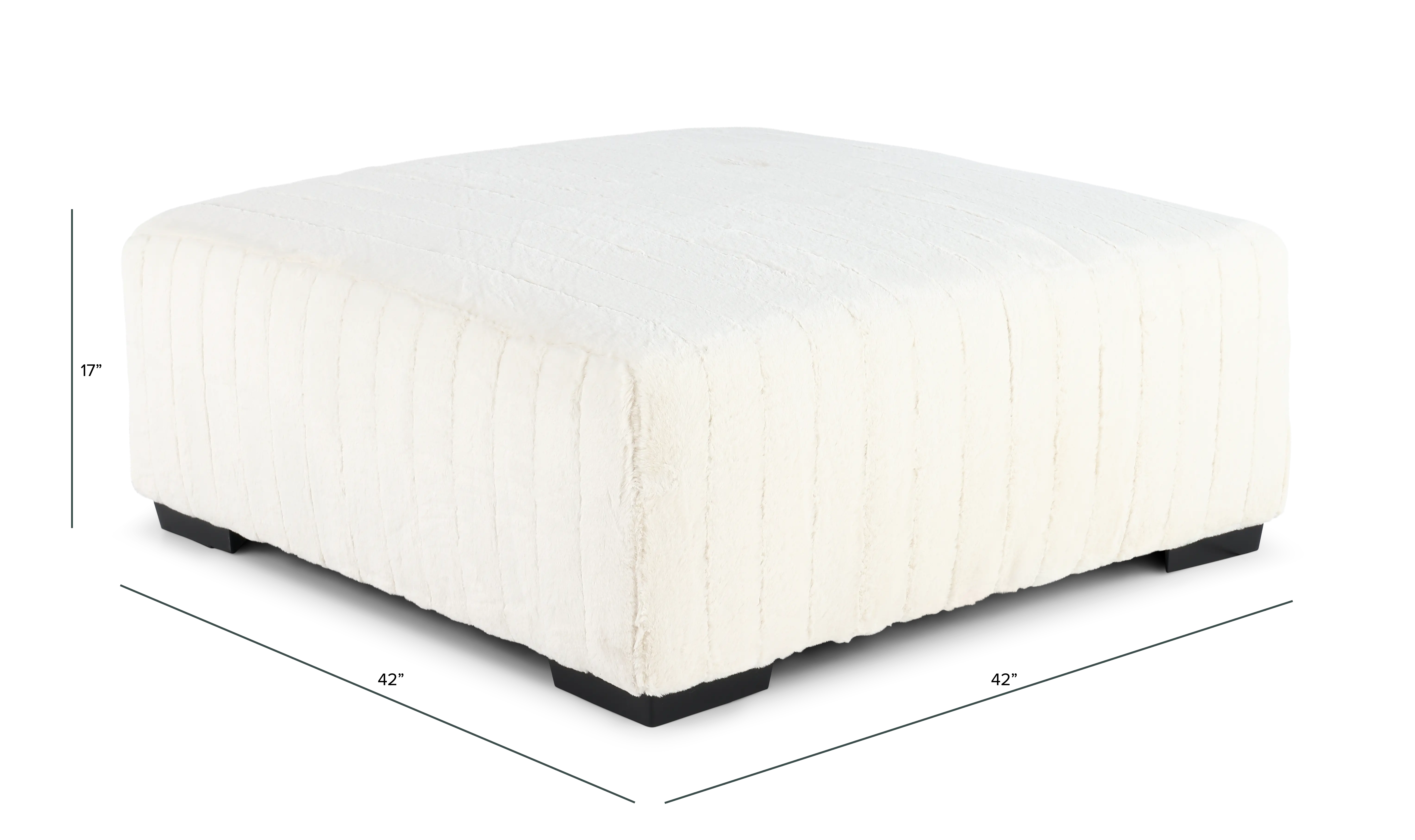 Hendrix Cream Cocktail Ottoman-3