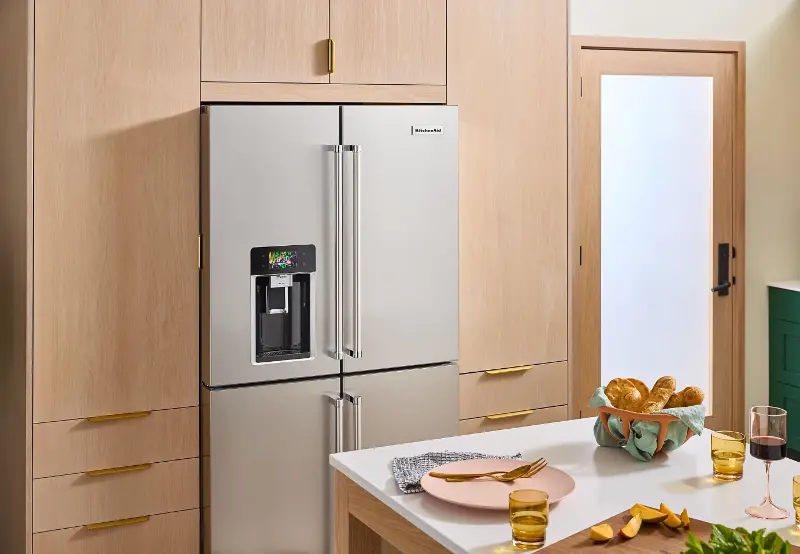 KitchenAid 19.4 Cu Ft 4-Door Flex Refrigerator - Counter Depth