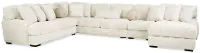 Hendrix Ivory 4 Piece Sectional