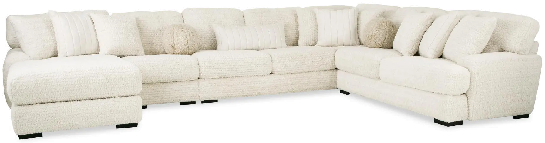 Hendrix Ivory 4 Piece Sectional-1