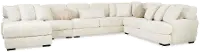 Hendrix Ivory 4 Piece Sectional