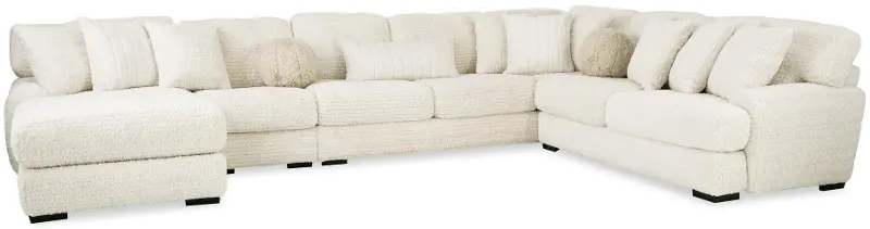 Hendrix Ivory 4 Piece Sectional