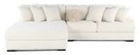 Hendrix Ivory 2 Piece Sectional with Double Chaise